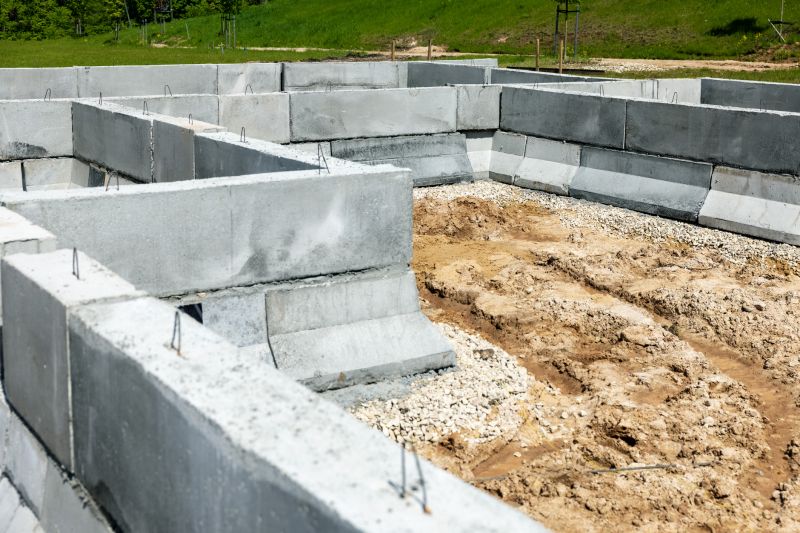 Block Foundation Installation detail