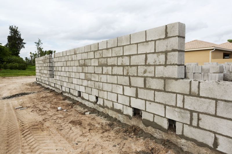 Cinder Block Wall Repair detail