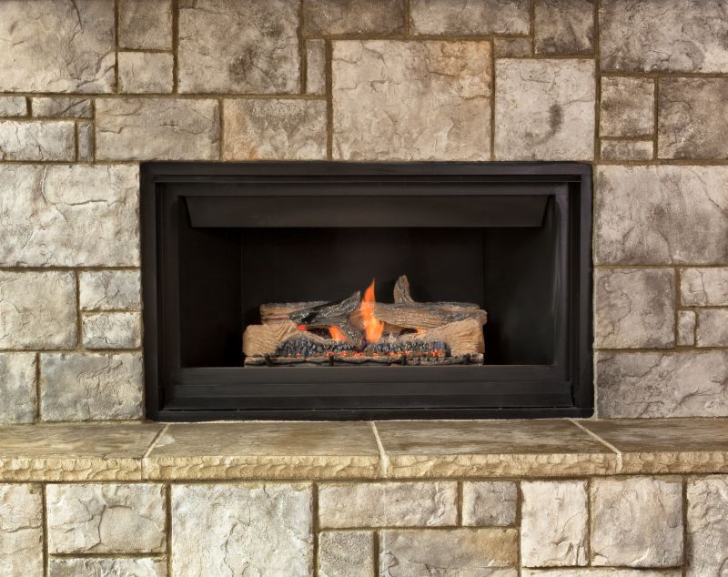 Stone Fireplace Finish